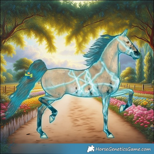Horse Color:Void Thunderstruck Buckskin Dun Sabino 
