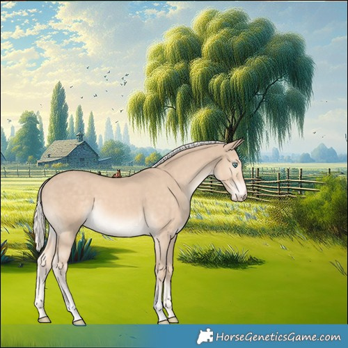 Horse Color:Cremello 