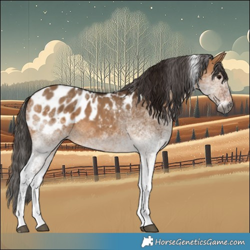 Horse Color:Gray White Spotted Bay Dun Tobiano Appaloosa