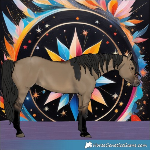 Horse Color:Gray Void Brown Dun Tobiano Appaloosa 