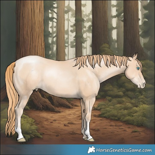 Horse Color:Gold Champagne Pearl