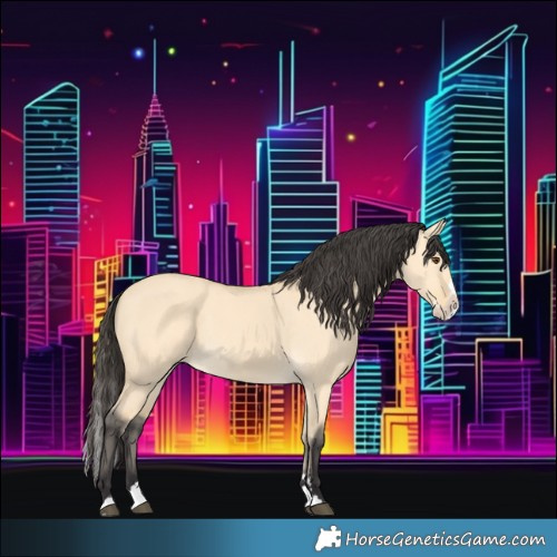 Horse Color:Buckskin Dun Splash 
