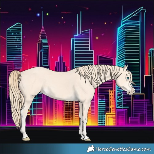 Horse Color:Perlino Splash