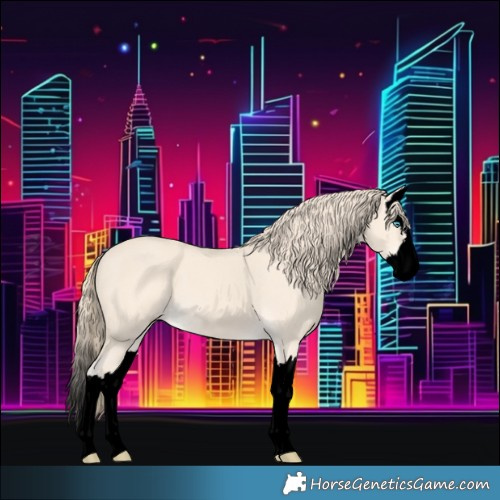 Horse Color:Void Perlino Splash 