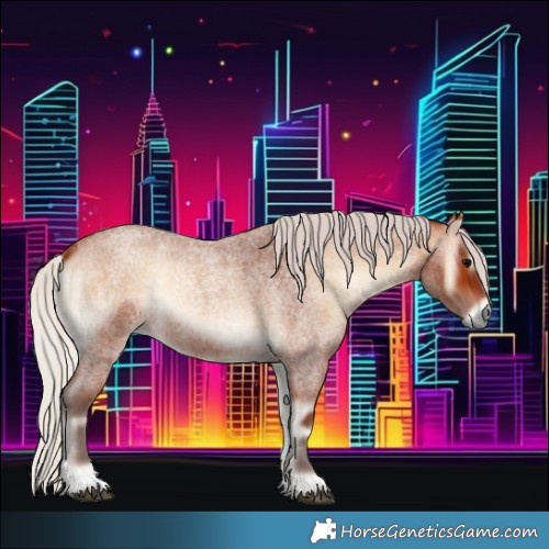 Horse Color:Silver Bay Roan Onyx 