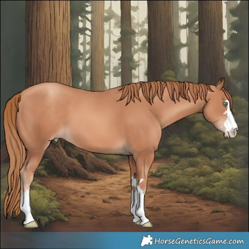 Horse Color:Gold Champagne