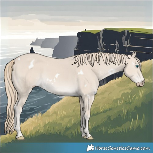 Horse Color:White Spotted Smoky Creme 