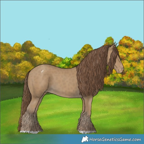 Horse Color:Classic Cream Champagne Varnish 