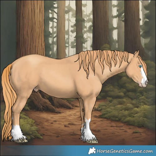 Horse Color:Gold Champagne