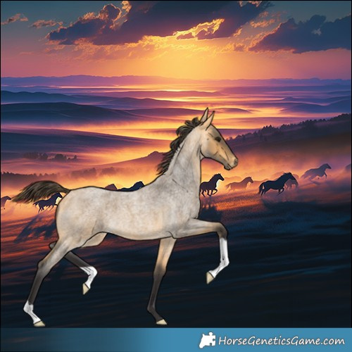 Horse Color:Buckskin Roan 