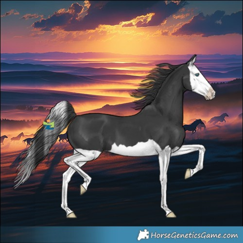 Horse Color:Black Splash 