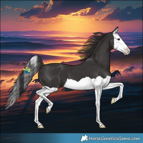 Horse Color:Smoky Black Splash 