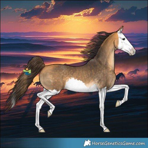 Horse Color:Buckskin Splash 