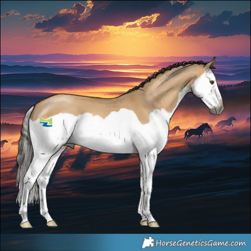Horse Color:Gray Buckskin Dun Splash 