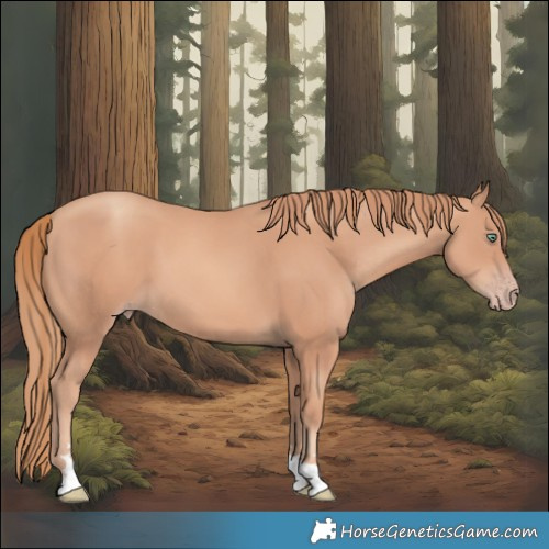 Horse Color:Gold Champagne