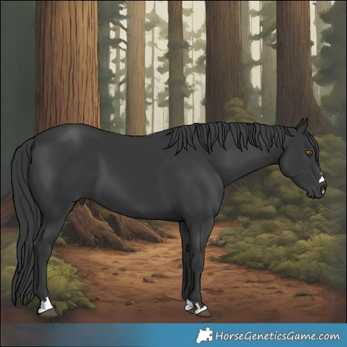 Horse Color:Black 