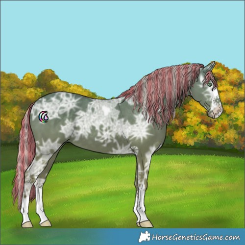 Horse Color:Painted Silver Grullo Ice 