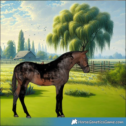Horse Color:Void Brown Tobiano