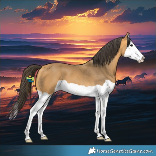 Horse Color:Buckskin Splash