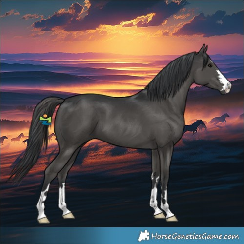 Horse Color:Black 