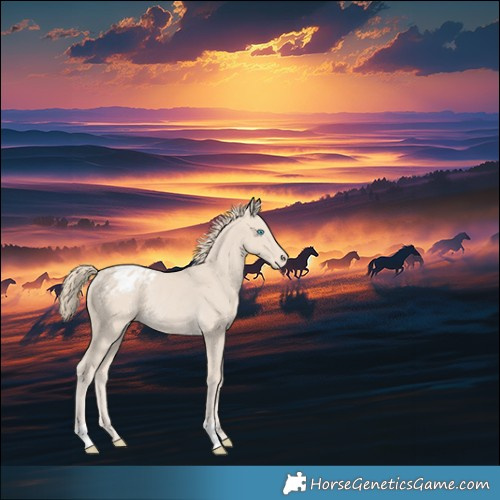 Horse Color:Smoky Creme Appaloosa Rabicano