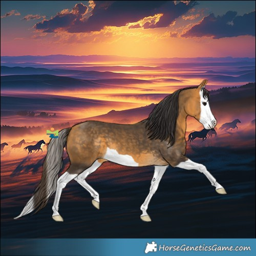 Horse Color:Buckskin Splash