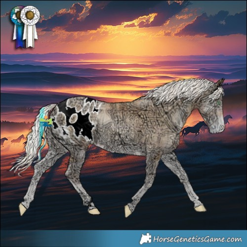 Horse Color:Plaid  Silver Buckskin Ice Pearl Onyx Appaloosa 