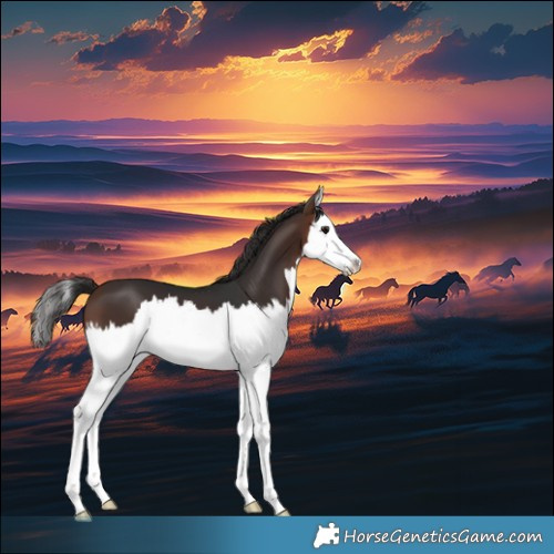 Horse Color:Brown Splash 