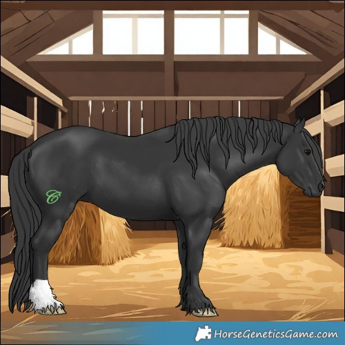 Horse Color:Black 