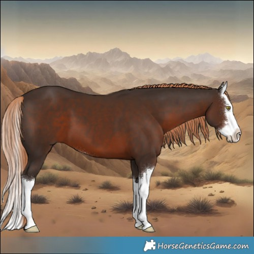 Horse Color:Liver Chestnut Splash