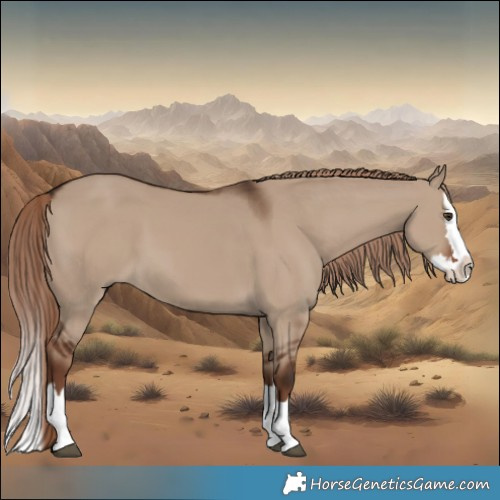 Horse Color:Liver Red Dun Splash