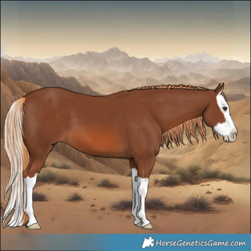 Horse Color:Chestnut Splash 