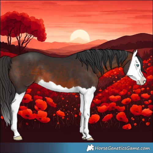 Horse Color:Brown Splash