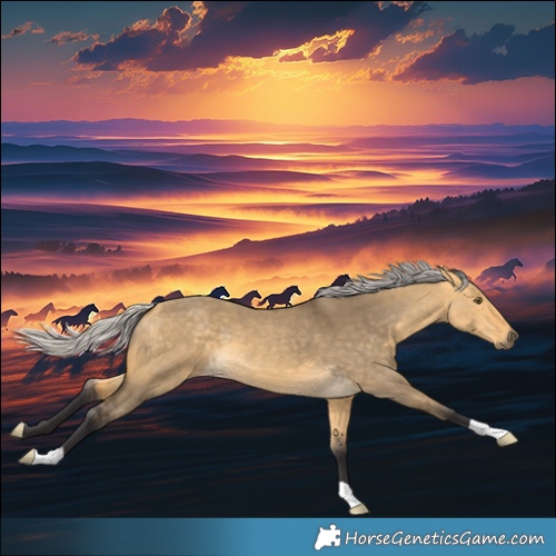 Horse Color:Silver Buckskin Dun