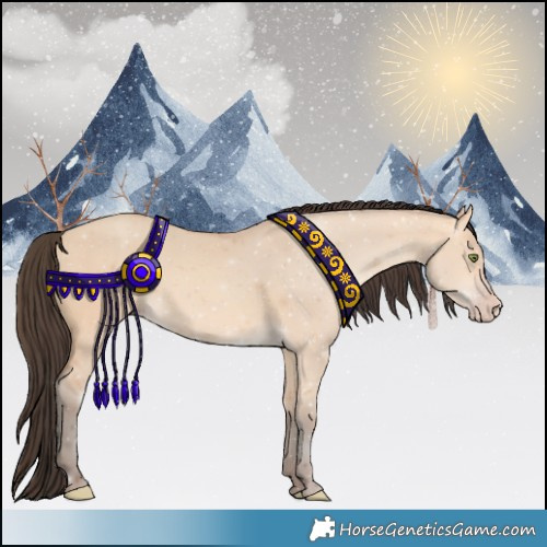Horse Color:Amber Champagne Dun