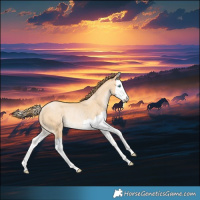 Horse Color:Buckskin Snowdrop Splash Rabicano