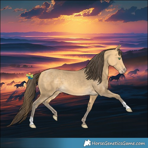Horse Color:Amber Cream Champagne 