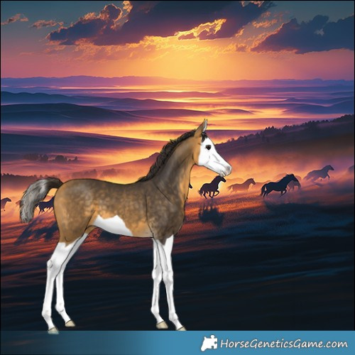 Horse Color:Buckskin Splash 