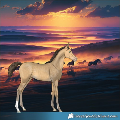 Horse Color:Amber Cream Champagne 