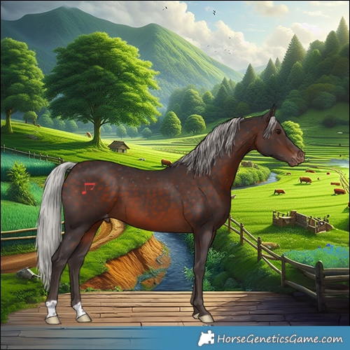Horse Color:Silver Brown Appaloosa 