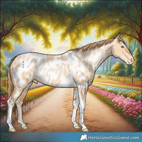 Horse Color:Buckskin Pearl Tobiano Appaloosa 