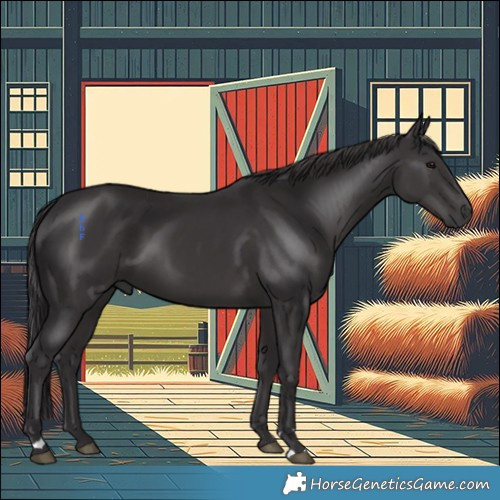 Horse Color:Smoky Black 