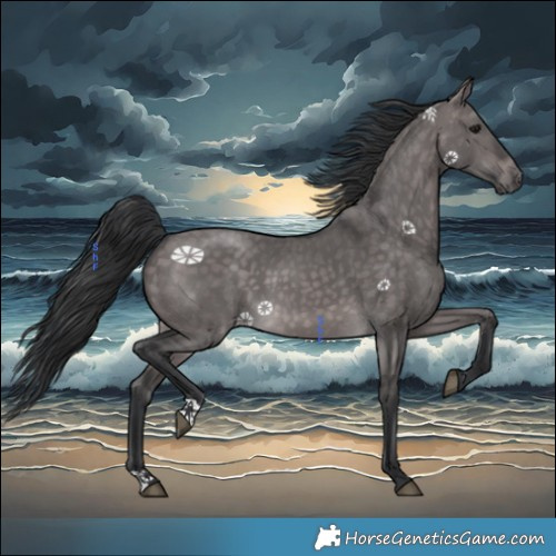 Horse Color:Platinum Brown Dun