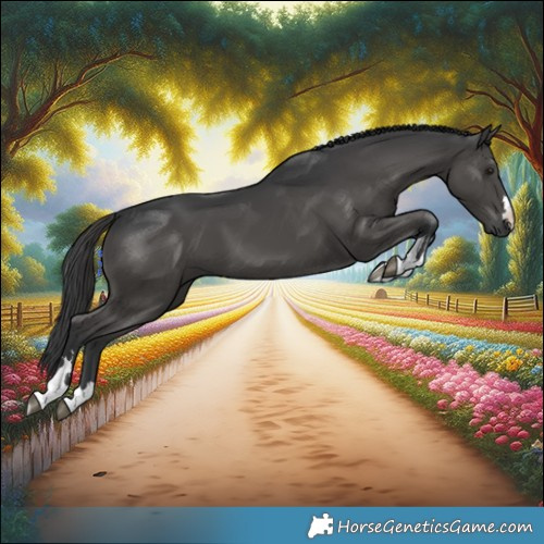 Horse Color:Black 