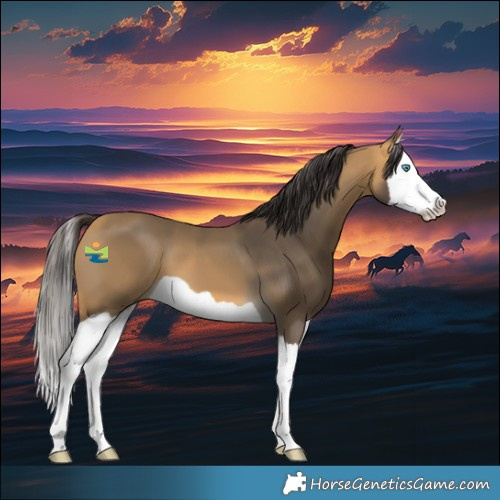 Horse Color:Buckskin Splash 