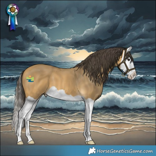 Horse Color:Buckskin Splash 