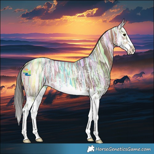 Horse Color:Bay Ice Splash 