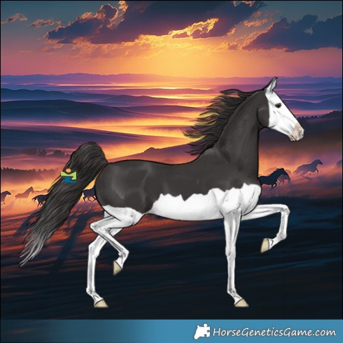 Horse Color:Smoky Black Splash