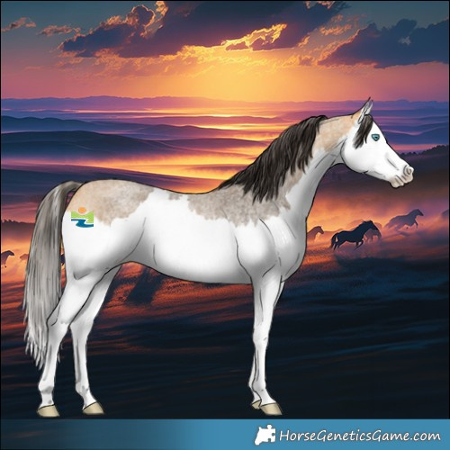 Horse Color:Buckskin Roan Splash