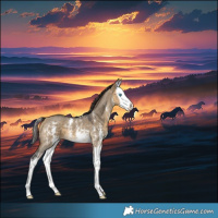 Horse Color:Buckskin Dun Sabino Splash